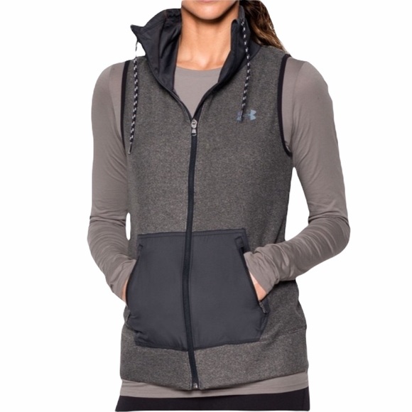 Under Armour Jackets & Blazers - Under Armour Gray Coldgear Infrared Survivor Vest